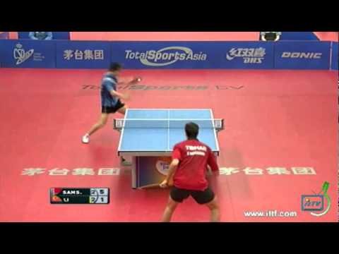 Vladimir Samsonov vs Li Ahmet[Mens Singles Semifinals Spanish Open 2011]