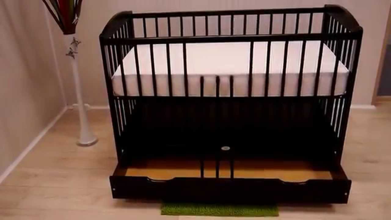 Łóżeczko dla dzieci z szufladą kolor WENGE KRAKÓW