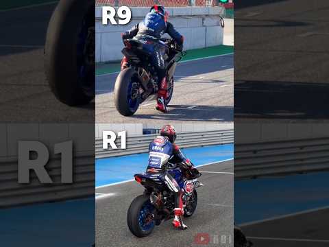 Yamaha R9 vs R1 - LAUNCH CONTROL *PURE SOUND*