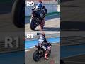 Yamaha R9 Vs R1 LAUNCH CONTROL PURE SOUND
