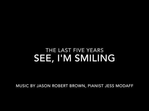See, I'm Smiling from The Last Five Years - Piano Accompaniment