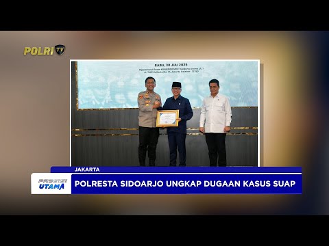 POLDA BANTEN &amp; POLRESTA SIDOARJO RAIH PENGHARGAAN KEMENDESA ATAS KOMITMEN PEMBANGUNAN DESA