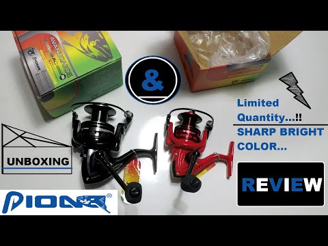 Pioneer AVANTGARDE 6000 BK (Limited Edition) & 3000 R | Spinning Reel REVIEW | Raptor Fishing Tackle
