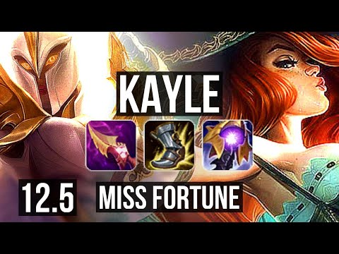 KAYLE & Senna vs MISS FORTUNE & Pyke (ADC) | 8/0/3, 1000+ games, Legendary | EUW Master | 12.5