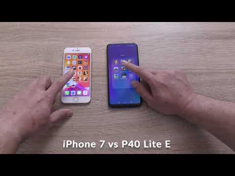 Huawei P40 Lite E vs iPhone 7: Comparison - speed test