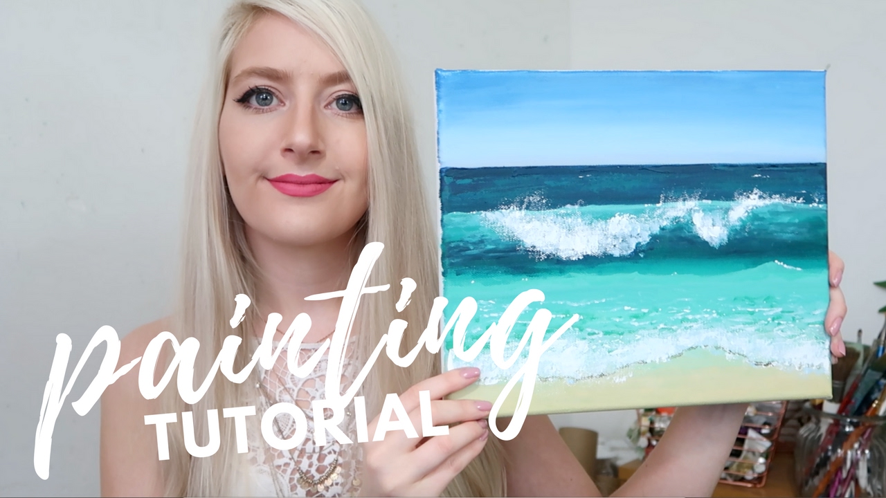 Painting Seascape Acrylic for Beginners by Katie Jobling