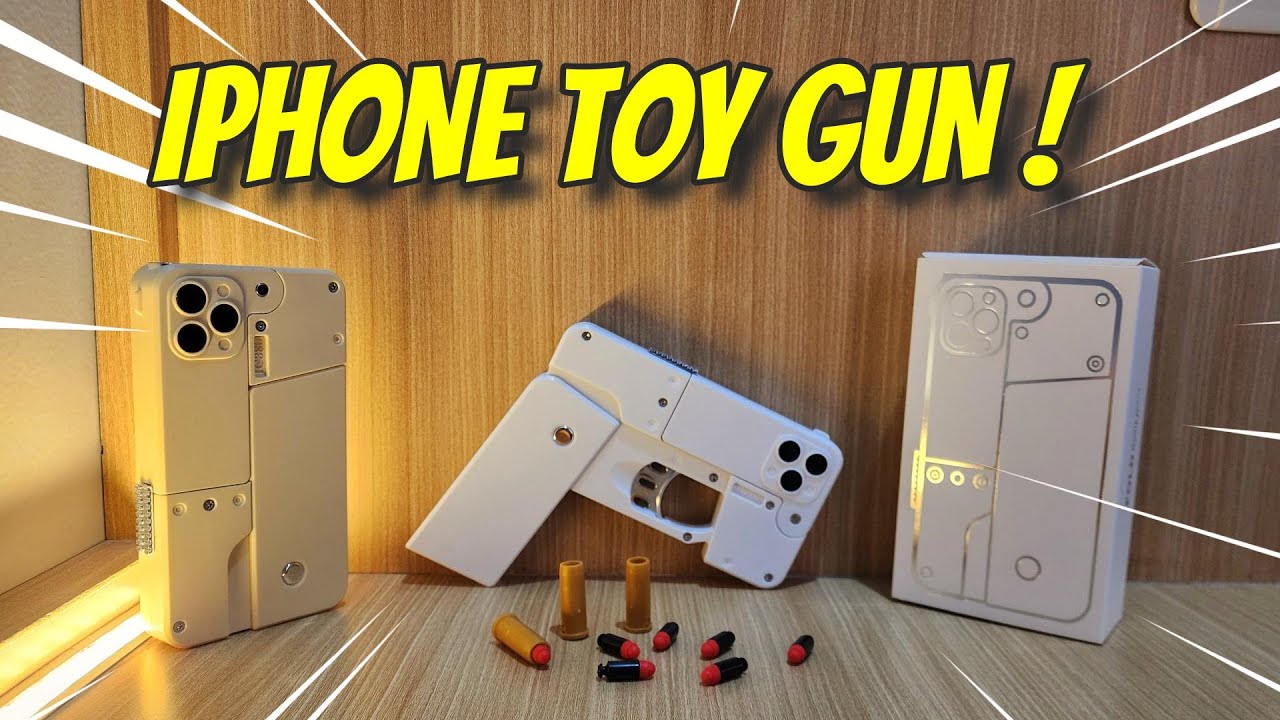 Soft Bullet Shell Ejecting Iphone Toy Gun - A Must-have! #toyguncollection