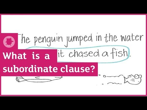 What is a subordinate clause | Oxford Owl