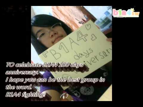 110731 congratulations film for B1A4 debut 100 days
