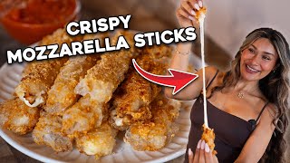 SECRET INGREDIENT Low Carb Crispy Mozzarella Sticks