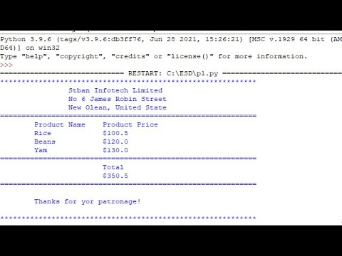 Create an Invoice with Python