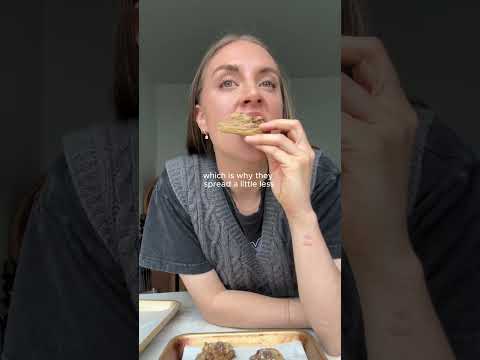 bread flour vs all-purpose flour in cookies!