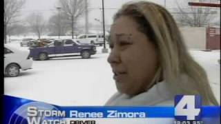 Snowy weather creates slick driving conditions
