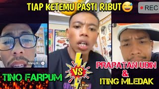 Download lagu TIAP KETEMU PASTI R1BUT.‼️ tino V5 ,iting mledak & udin prapatan,, soal minyak yang janggal mp3