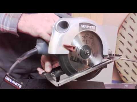 Diskinis pjūklas Graphite 58G488; 1200 W video