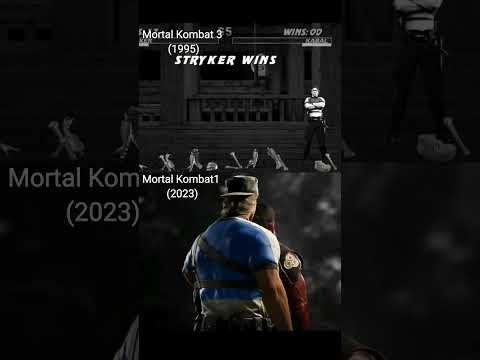 Evolution of Stryker finisher in Mortal Kombat..#shorts #youtubeshorts #gaming