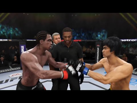 Travis Scott vs. Bruce Lee - EA sports UFC 3 - Crazy UFC 👊🤪