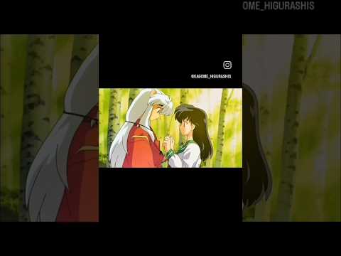 When Kagome gave a beautiful heart locket necklace for Inuyasha 💚❤️🤍