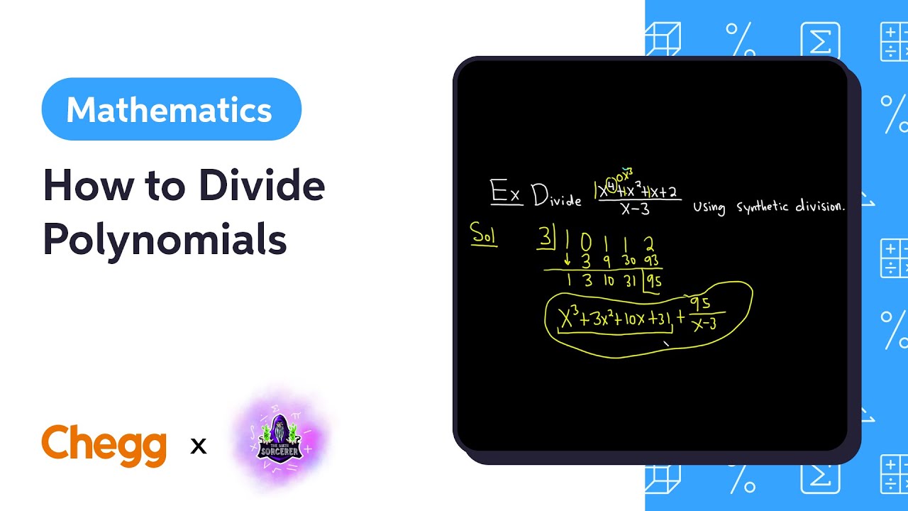 How to Divide Polynomials Ft. The Math Sorcerer