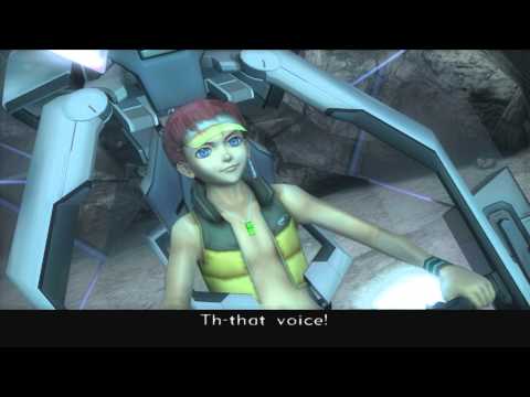 Xenosaga III HD Cutscene 094 - White Testament (Floating Landmass Cave) - JAPANESE - SWIMSUIT MODE