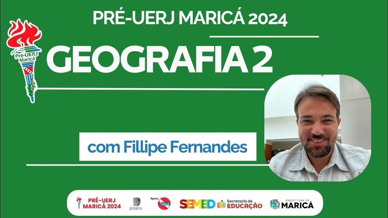 Aula 2 de geografia com o professor Fillipe Fernandes- PRÉ-UERJ MARICÁ- 15/04/2024