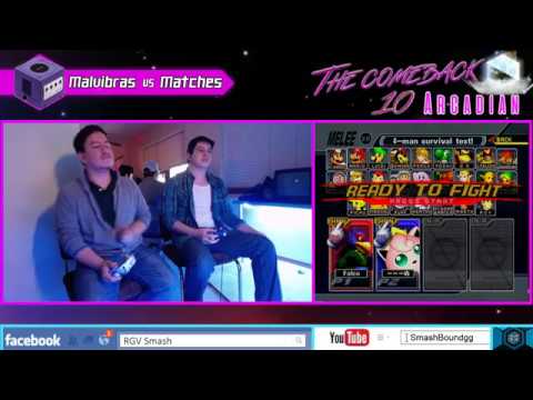 The Comeback 10 ARCADIAN - Malvibras (Falco) vs Matches (Puff) - Losers R6