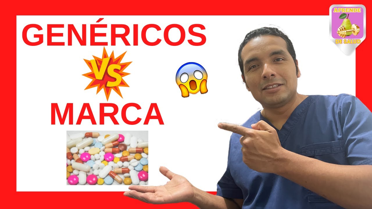 🔴 A que no sabías...💊 ¡DIFERENCIAS entre MEDICAMENTOS GENÉRICOS vs MARCA! - Dr. Elmer Luna Vilchez