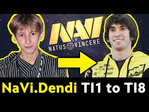 Dendi FIRST and LAST game in NAVI — from TI1 to TI8 Video