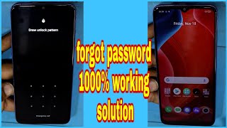 realme narzo 10a password unlock / forgot password / pattern lock reset / hard reset