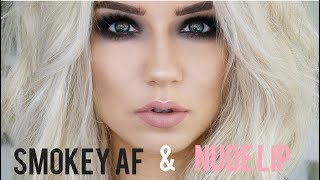 Smokey AF Eyes & Nude Lip | Quickie Tutorial