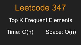 Top K Frequent Elements - Leetcode 347 - Python
