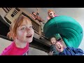 SLiDE MANSiON Hide n Seek!!  family & friends play pass the microphone! ultimate new finding game!