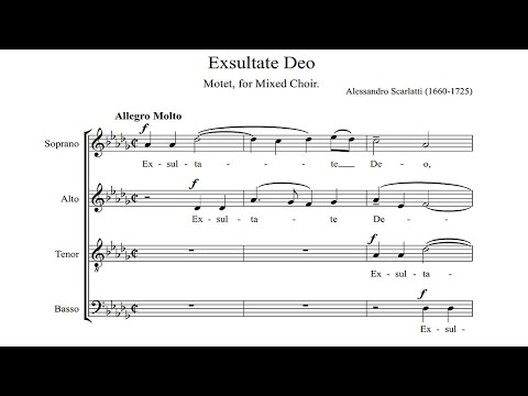 A Scarlatti: Exsultate Deo - Lausanne Vocal Ensemble, Michel Corboz, 1970 - MHS 721