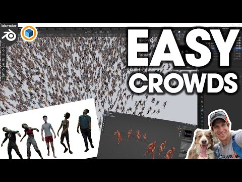 Horde - a New CROWD SIMULATION Add-On for Blender!