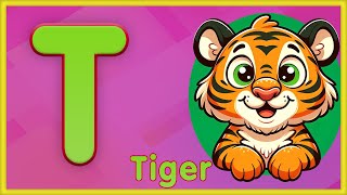 Letter T | Tiger, Tree, Tomato, Truck & Tooth - Learn the Letter T