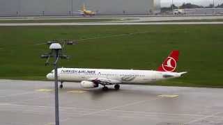 preview picture of video 'A321 Crosswind Landing And Wet Take-Off!!!'