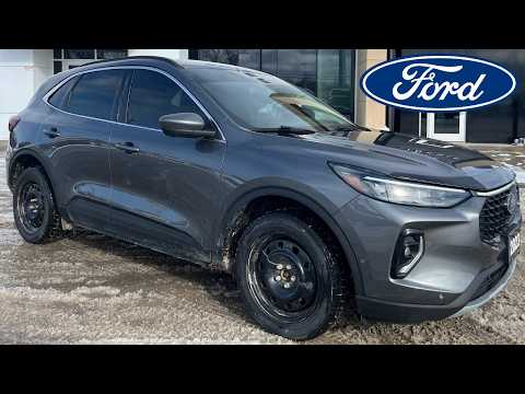 2023 Ford Escape Platinum AWD in Gray for sale at Boyer Ford Lincoln (Bobcaygeon) Ltd. in Kawartha Lakes, ON