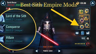 Best Mods for Darth Revan - SWGOH