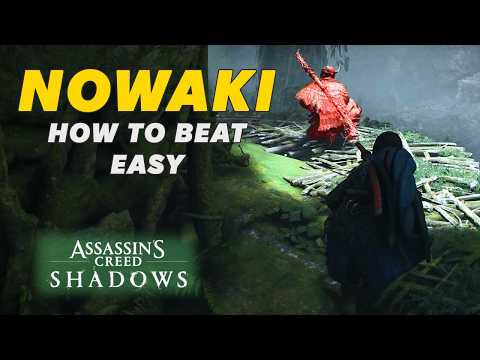 How to beat Nowaki easy ✓ AC Shadows Claws of Awaji Easy Guide
