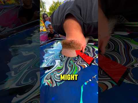 He Dipped His Face in Paint…The Result Is Insane 🎨😱#shorts