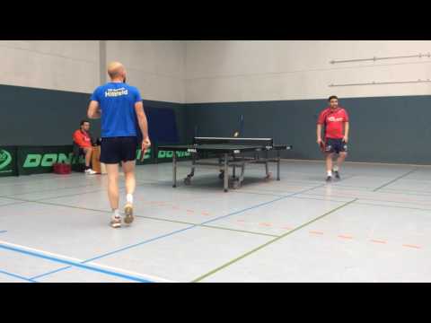 TT-Verbandsliga 2016: Alex Dimitriou (TV Hude) - Immanuel Mieschendahl (TSV Eintracht Hittfeld)