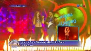 Laura Esquivel y Jey Mammon son Shakira y Alejandro Sanz - Tu Cara Me Suena (Gala 5)