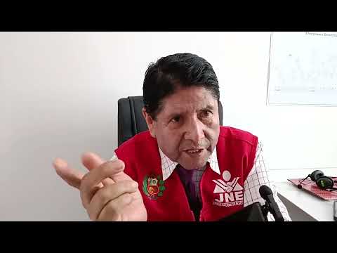 PRESIDENTE DEL JURADO ELECTORAL MARISCAL NIETO, DR  WILBERT GONZALES AGUILAR