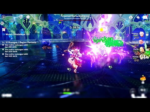 Yae Miko Aggravate Perfect Rotation | Spiral Abyss 12-1 PMA