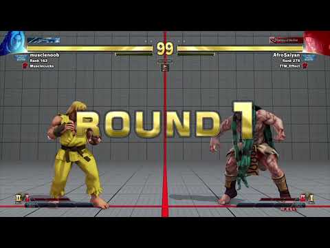 Afrosaiyan (Necalli) vs musclenoob (Ken) SFV CE