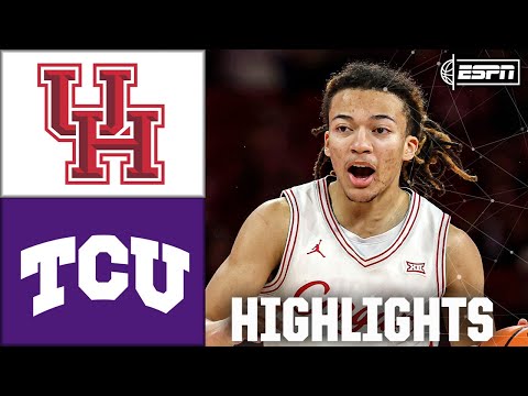 Houston Cougars vs. TCU Horned Frogs | Full Game Highlights | ESPN College Basketball