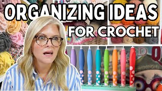 Your YARN STASH Called - It's a HOT MESS [The 5 BEST Crochet Organizing Ideas]
