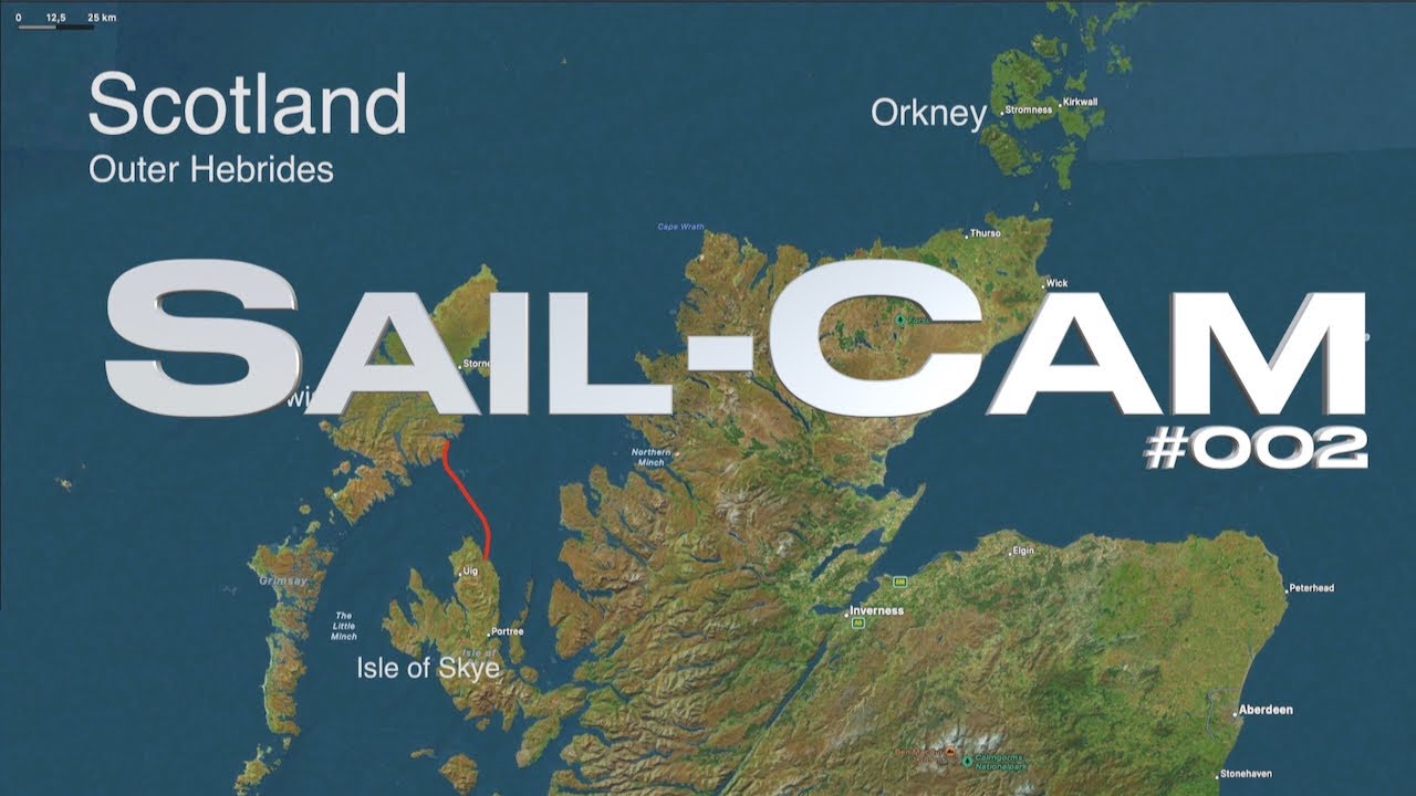 New video series ❌-SAIL-CAM #002 Scotland Isle of Lewis @XTripSailing Dashcam Sailing