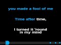 Nothing's gonna stop me now - Samantha Fox - KARAOKE