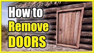 How to REMOVE DOOR in RUST Console Edition (Fast Method)